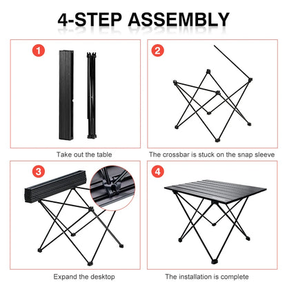 Travel Camping Folding Table Portable Camping Camping Folding Table Outdoor Camping Rolling Table Picnic Table Camping Equipment